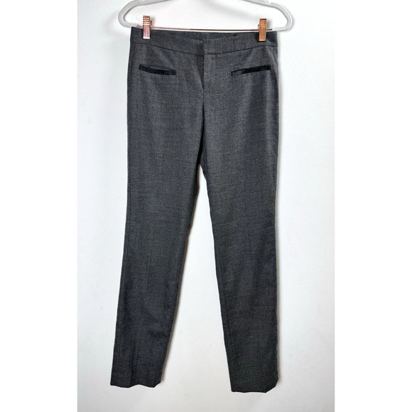 Club Monaco Wool Gray Pants Twee Classic Timeless Work Office Interview Rich 00 - Picture 1 of 5